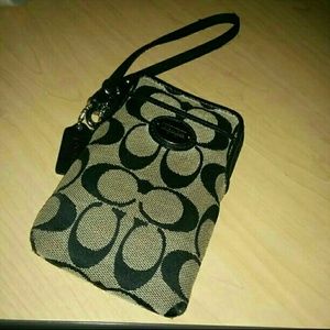 Authentic coach wristlet