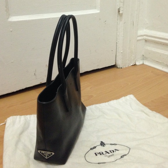 Authentic Prada small leather shoulder bag