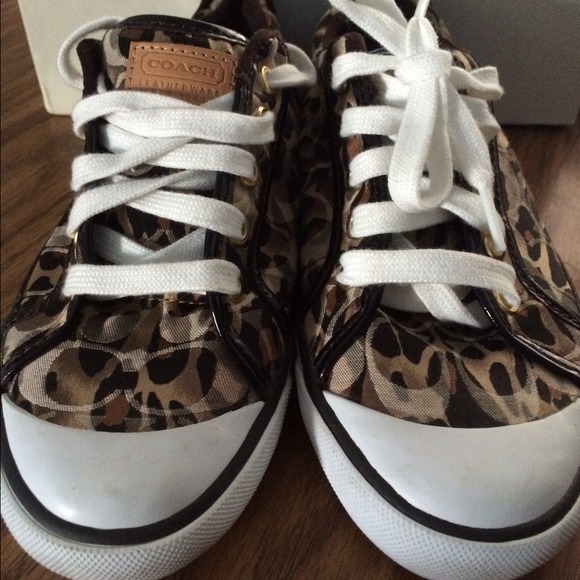 Coach cheetah sneakers