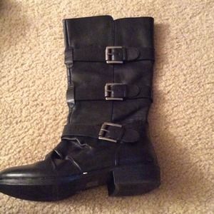Black boots