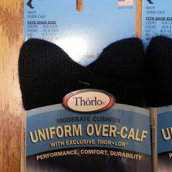 Uniform over-calf cushion socks (2) pairs