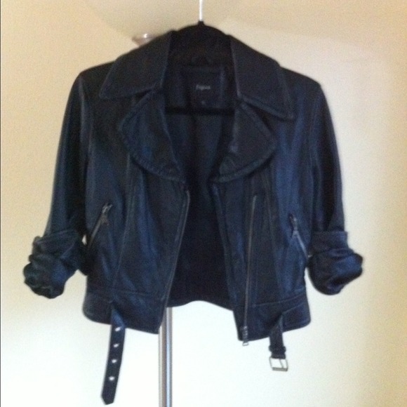Express 100% leather motorcycle jacket