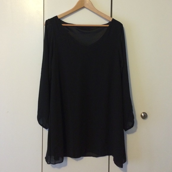 SOLD! Black tunic top or dress