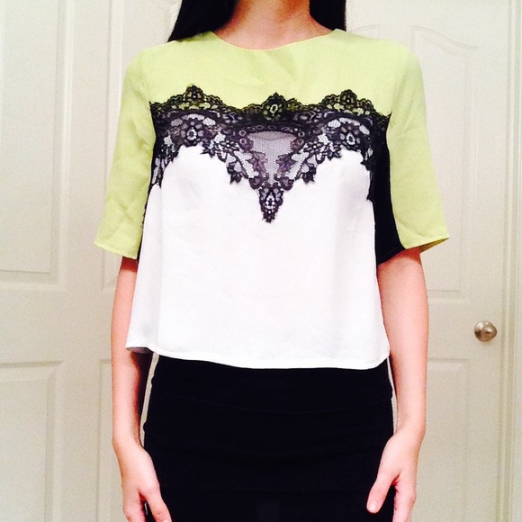 NWT Lime Blouse