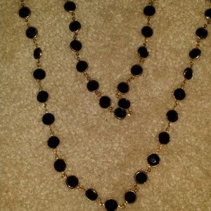 Black and gold necklace