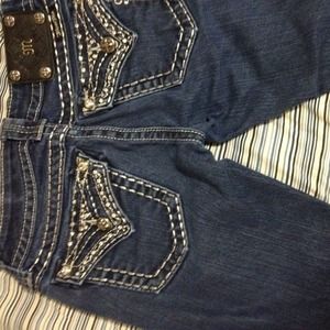 Miss Me jeans. Straight leg