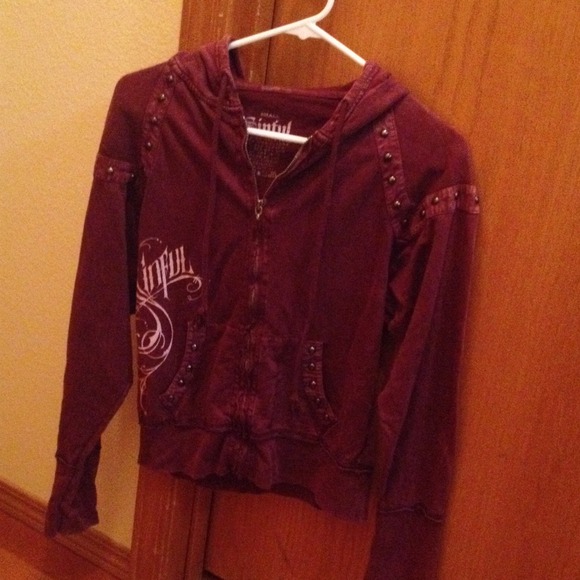Sinful sweatshirt maroon