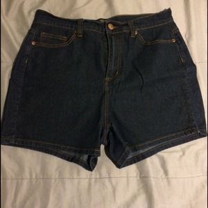 High waisted shorts.