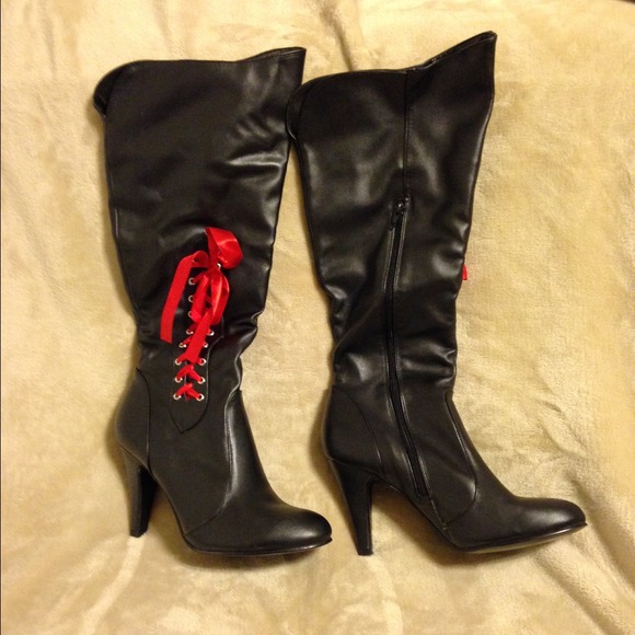 sexy pirate boots high and tight asses