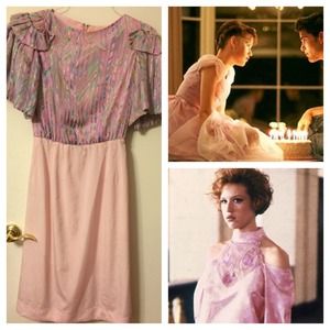 Pink 80s Dress