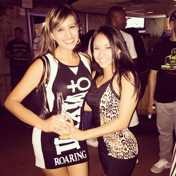 Dress black and white