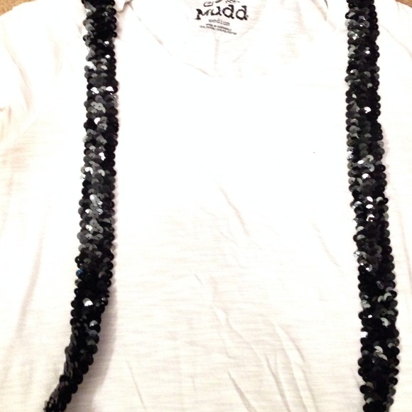 Black sequin suspenders