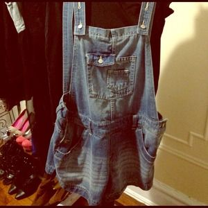 Overall Shorts