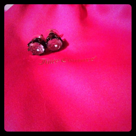 Juicy Couture crown stud earrings 👑💎