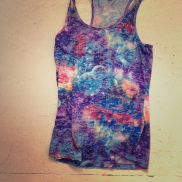 Galaxy print top