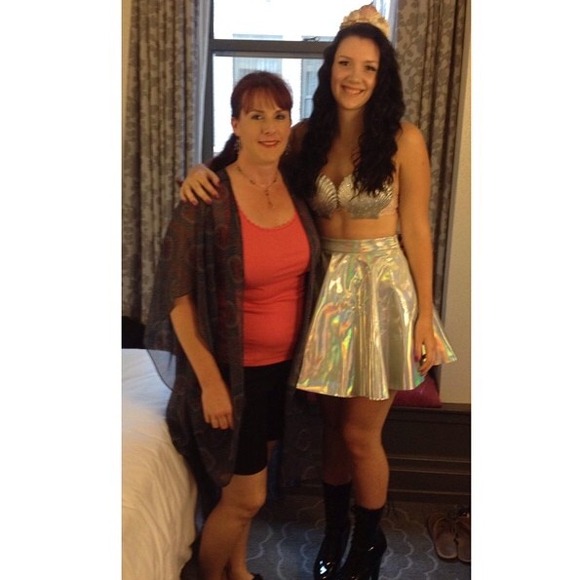 🎉Host Pick 2x🎉 Holographic Circle Skirt - Picture 2 of 4