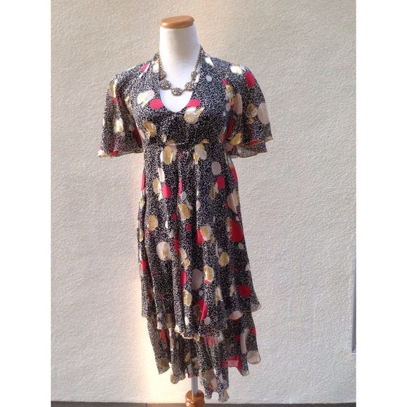 Anna Sui Dresses & Skirts - 💥Host Pick💥 Anna Sui metallic dress