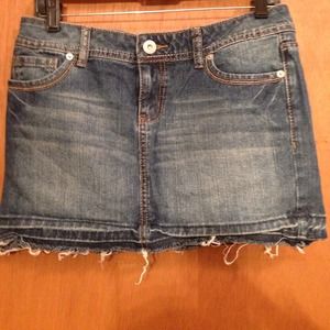 So jean skirt size 7