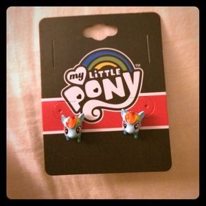 My little pony earrings & neckless