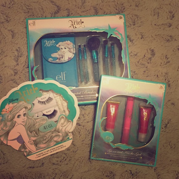 Disney Ariel Makeup Collection e.l.f. Sold Out - Picture 1 of 4
