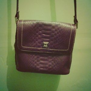 Liz Claiborne plum satchel