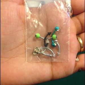 Eyebrow rings bundle