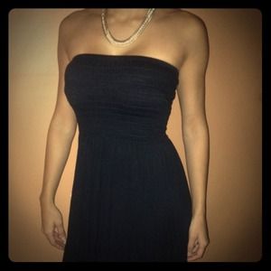 Tube Top Cotton Maxi Dress