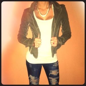 Free People Denim Jacket Blazer