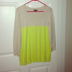 FINAL REDUCTION Gap color block sweater size L