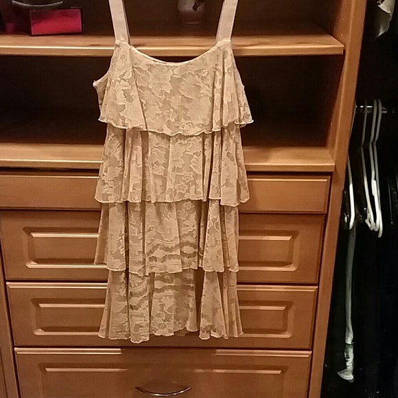 Forever 21 Small Lace Pink Dress