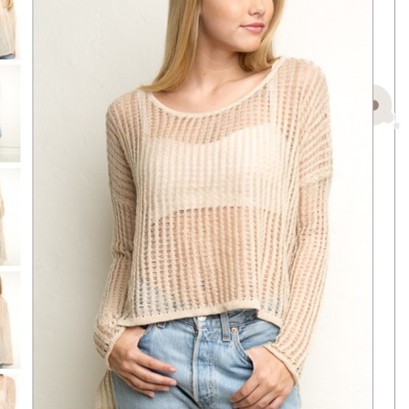 Reduced!! Brandy melville knit top :)