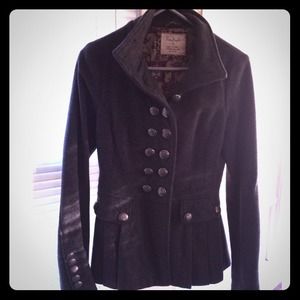 Free people military inspired peacoat