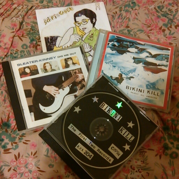 Riot grrrl cd collection