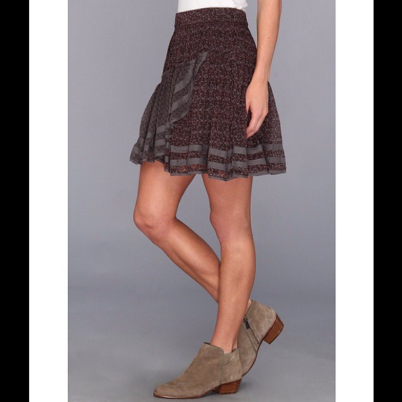 Free People Chiffon Skirt. - Picture 2 of 4