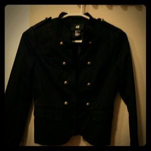Black military jacket/blazer