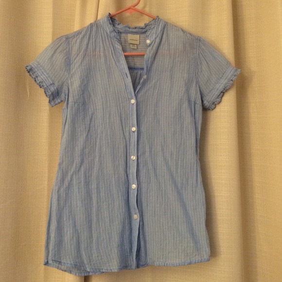 Striped button up