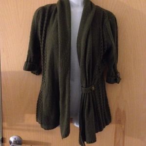 Green Cardigan