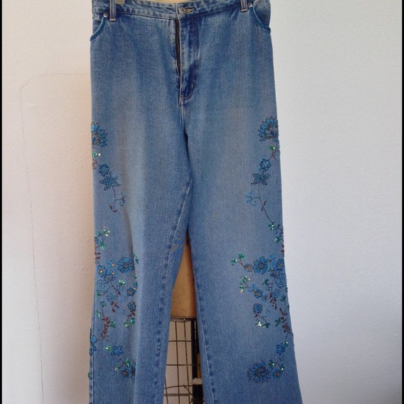 Blue Jeans w/Sequins