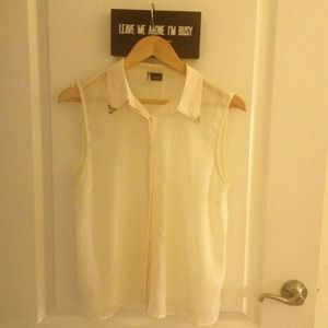 Urban Outfitters sheer blouse