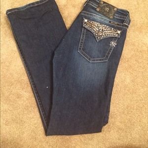 Size 31 Miss Me boot cut jeans!!!