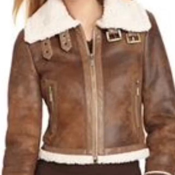 Michael Kors Black Shearling coat