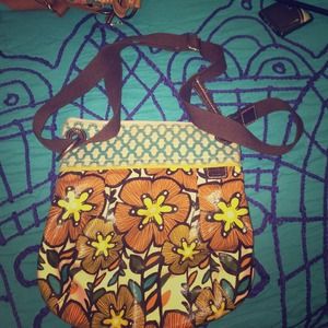 Authentic Fossil adjustable cross-body