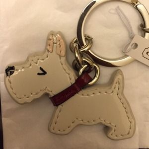 Coach Scottie Dog Keyring