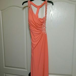 Floor length prom, evening gown