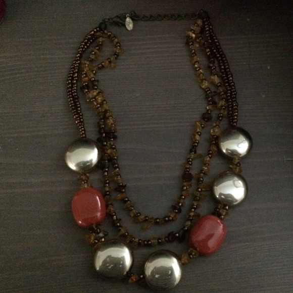 Bohemian statement necklace