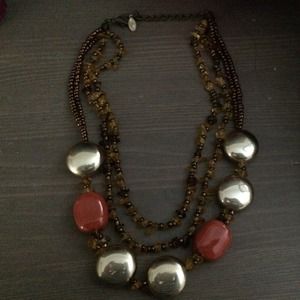 Bohemian statement necklace