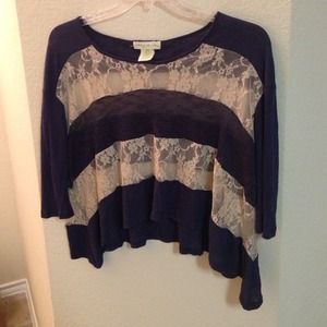 Blue Lacey Urban Outfitters Shirt