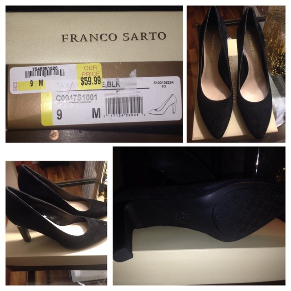 🚫SOLD🚫Black suede pump