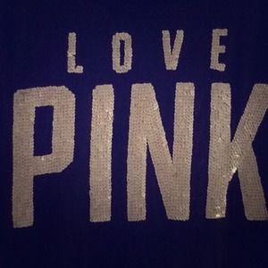 Love pink sequin shirt