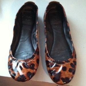 Tory Burch leopard flats